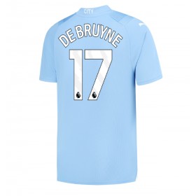 Herren Fußballbekleidung Manchester City Kevin De Bruyne #17 Heimtrikot 2023-24 Kurzarm